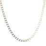 9ct Yellow Gold Square Curb Chain 20"