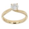 18ct Yellow Gold 0.65ct Diamond Solitaire Ring