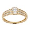 18ct Yellow Gold Cubic Zirconia Ring