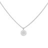 Tiffany & Co. 18ct White Gold 0.05ct Diamond Solitaire Pendant and Chain 16"