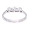 18ct White Gold 0.33ct Diamond Trilogy Ring