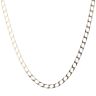 9ct Yellow Gold Square Curb Chain 18"