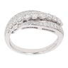 18ct White Gold 0.80ct Brilliant Cut Diamond Fancy Ring