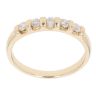 9ct Yellow Gold 0.25ct Brilliant Cut Diamond Five Stone Ring