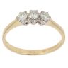 18ct Yellow Gold 0.30ct Trilogy Diamond Ring