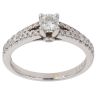 18ct White Gold 0.52ct Brilliant Cut Diamond Solitaire Ring