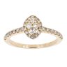9ct Yellow Gold 0.51ct Diamond Marquise Cluster Ring by Anya Belle