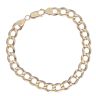 9ct Yellow Gold Curb Bracelet 7.5"