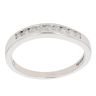 9ct White Gold 0.20ct Diamond Half Eternity Ring