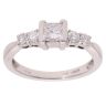 18ct White Gold 0.50ct Diamond Five Stone Ring