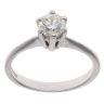 18ct White Gold 0.55ct Brilliant Cut Diamond Solitaire Ring