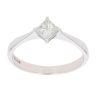 18ct White Gold 0.40ct Princess Cut Diamond Solitaire Ring