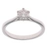 18ct White Gold 0.65ct Brilliant Cut Diamond Solitaire Ring