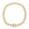 9ct Yellow Gold Curb Bracelet 8"