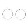 Silver Hoop Earrings by Icesia
