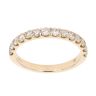 9ct Yellow Gold 0.80ct Diamond Half Eternity Ring