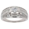 18ct White Gold 1.50ct Brilliant Cut Diamond Fancy Ring