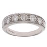 18ct White Gold 1.10ct Brilliant Cut Diamond Half Eternity Ring