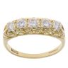 18ct Yellow Gold 0.65ct Brilliant Cut Diamond Five Stone Ring