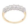 18ct Yellow Gold 1.00ct Brilliant Cut Diamond Half Eternity Ring