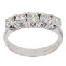 18ct White Gold 1.25ct Brilliant Cut Diamond Five Stone Ring
