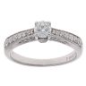 18ct White Gold 0.52ct Diamond Solitaire Ring