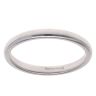 18ct White Gold Wedding Band 2.1mm