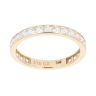 9ct Yellow Gold Cubic Zirconia Half Eternity Ring