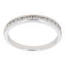 18ct White Gold 0.25ct Diamond Half Eternity Ring