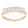 18ct Yellow Gold Cubic Zirconia Five Stone Ring