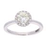 18ct White Gold 1.00ct Diamond Cluster Ring