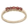 9ct Yellow Gold Garnet Five Stone Ring