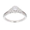 Vera Wang 18ct White Gold 0.69ct Diamond Solitaire Ring