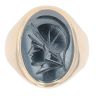 9ct Yellow Gold Oval Hematite Centurion Signet Ring