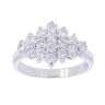 18ct White Gold 1.10ct Brilliant Cut Diamond Cluster Ring
