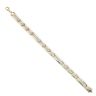 14ct Yellow And White Gold Fancy Bracelet 7.5"