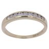 9ct Yellow Gold 0.25ct Brilliant Cut Diamond Half Eternity Ring