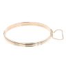 9ct Yellow Gold Patterned Hinged Bangle