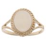 9ct Yellow Gold Opal Single Stone Ring