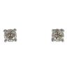 18ct White Gold 1.07ct Brilliant Cut Diamond Earrings