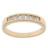 14ct Yellow Gold 0.33ct Brilliant Cut Diamond Half Eternity Ring