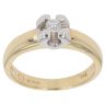 18ct Yellow Gold 0.10ct Brilliant Cut Diamond Solitaire Ring
