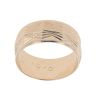 9ct Yellow Gold Patterned 7.5mm Wedding Band