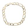 9ct Yellow Gold Figaro Bracelet 8"