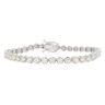 18ct White Gold 4.75ct Diamond Tennis Bracelet