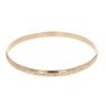9ct Yellow Gold Patterned Filigree Bangle