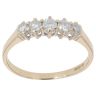 9ct Yellow Gold 0.50ct Brilliant Cut Diamond Five Stone Ring