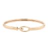 9ct Yellow Gold Hinged Fancy Bangle