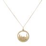 9ct Yellow Gold Big Ben Pendant And Curb Chain 20"