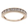 9ct Yellow Gold 1.10ct Brilliant Cut Diamond Half Eternity Ring